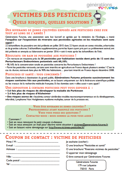 coupon victimes pesticides