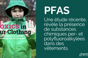 Des polluants éternels #PFAS dans les vêtements