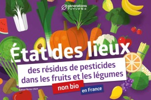 Résidus de pesticides : classement des fruits et légumes vendus en France