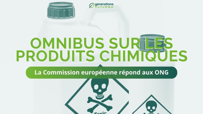 Sixième Omnibus sur les produits chimiques : la Commission européenne répond aux ONG