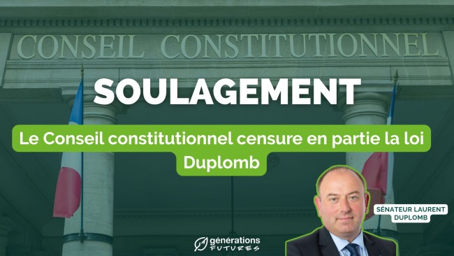 Soulagement : Générations Futures salue la décision du  Conseil constitutionnel qui censure l’article de la loi Duplomb qui voulait réintroduire les néonicotinoïdes
